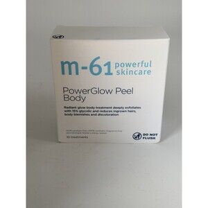 M-61 Power Glow Peel Body 1 Minute 1 Step Exfoliating Towelette 10 Treat